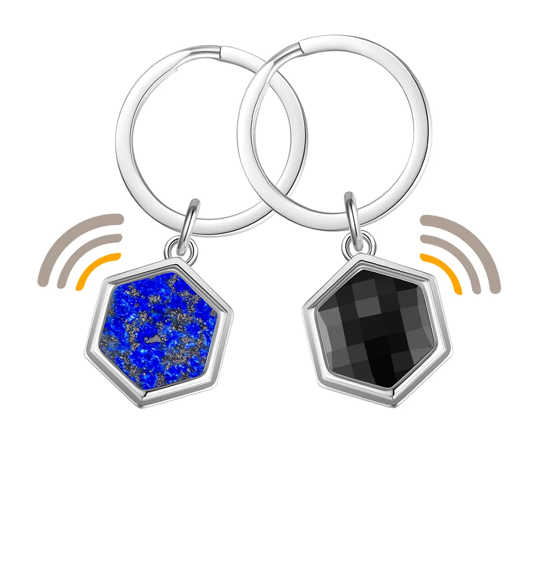 NFC Familien Schlüsselanhänger Hexagon