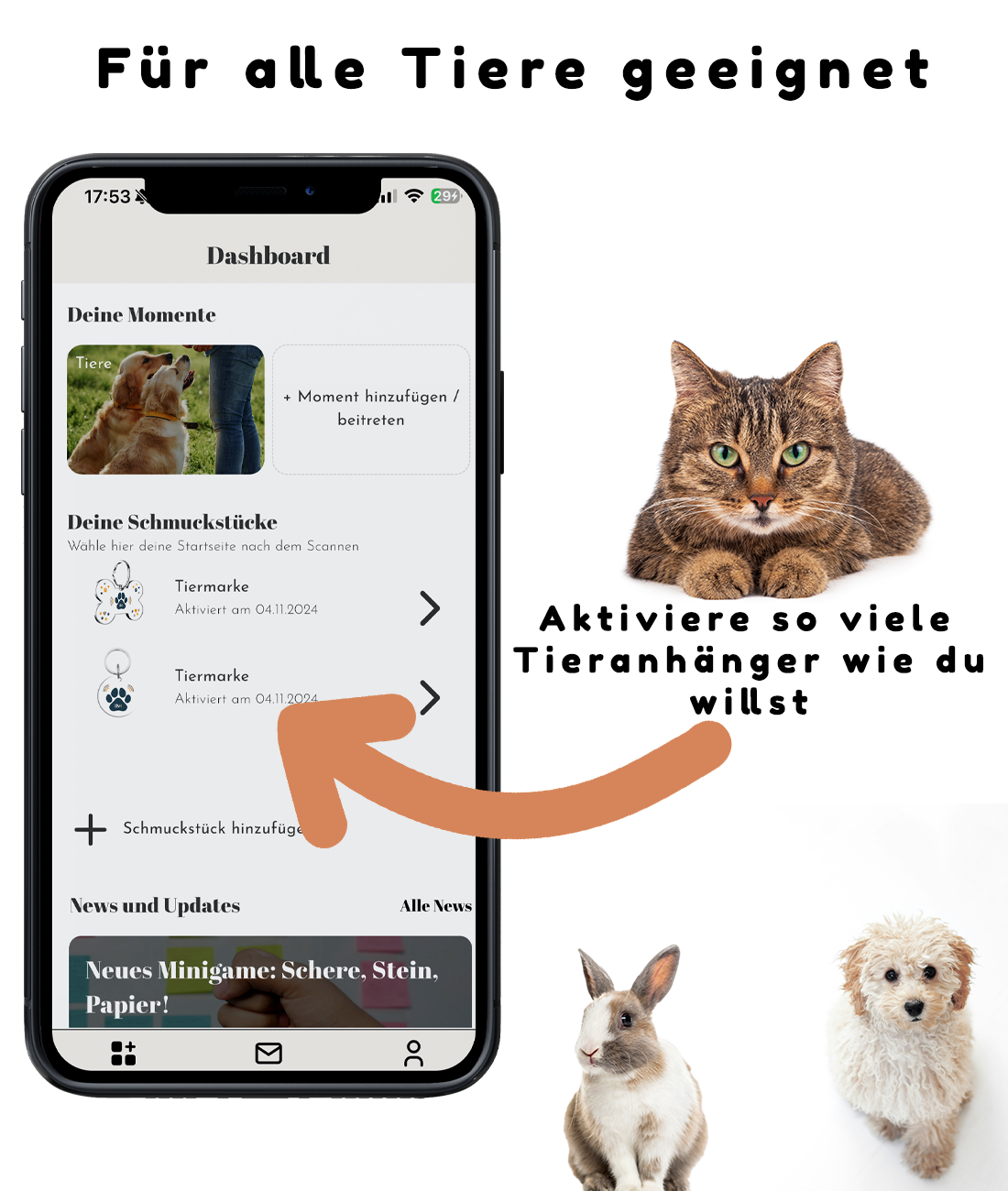 NFC Hunde und Tieranhänger 7