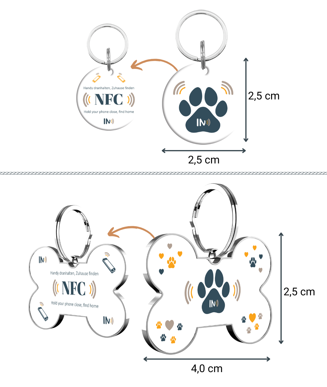NFC Hunde und Tieranhänger 9