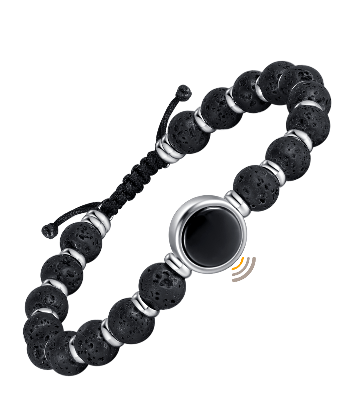 Lavastein-Armband mit echten Lavasteinperlen 3