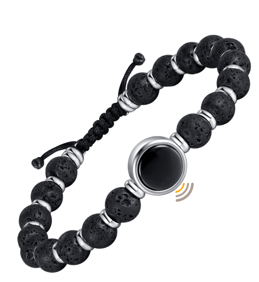 Lavastein-Armband mit echten Lavasteinperlen 2