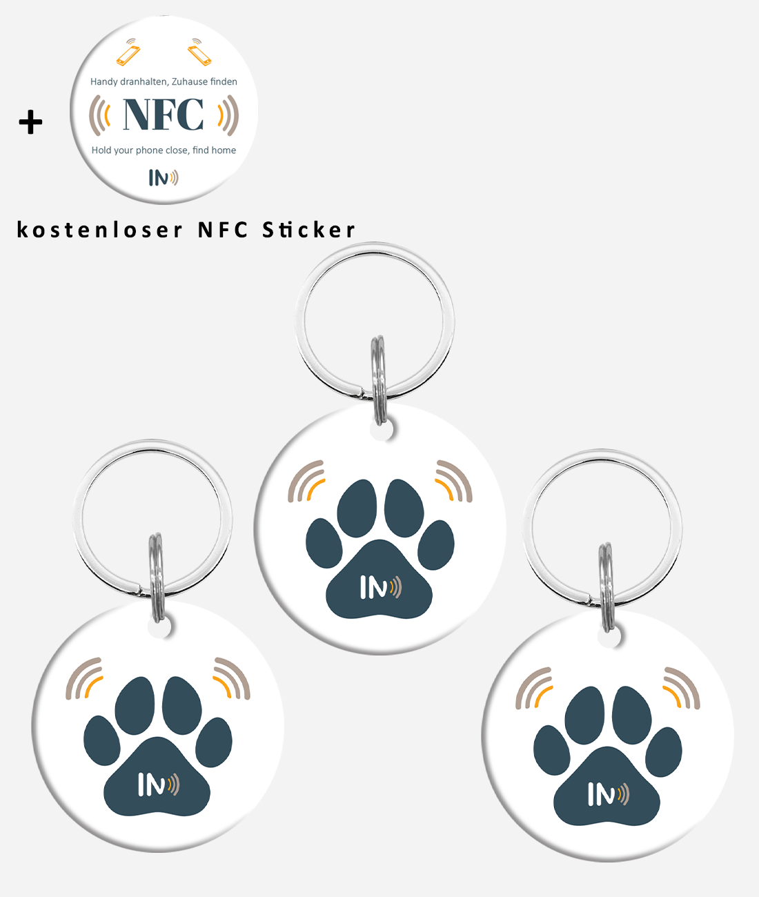 NFC Hunde und Tieranhänger