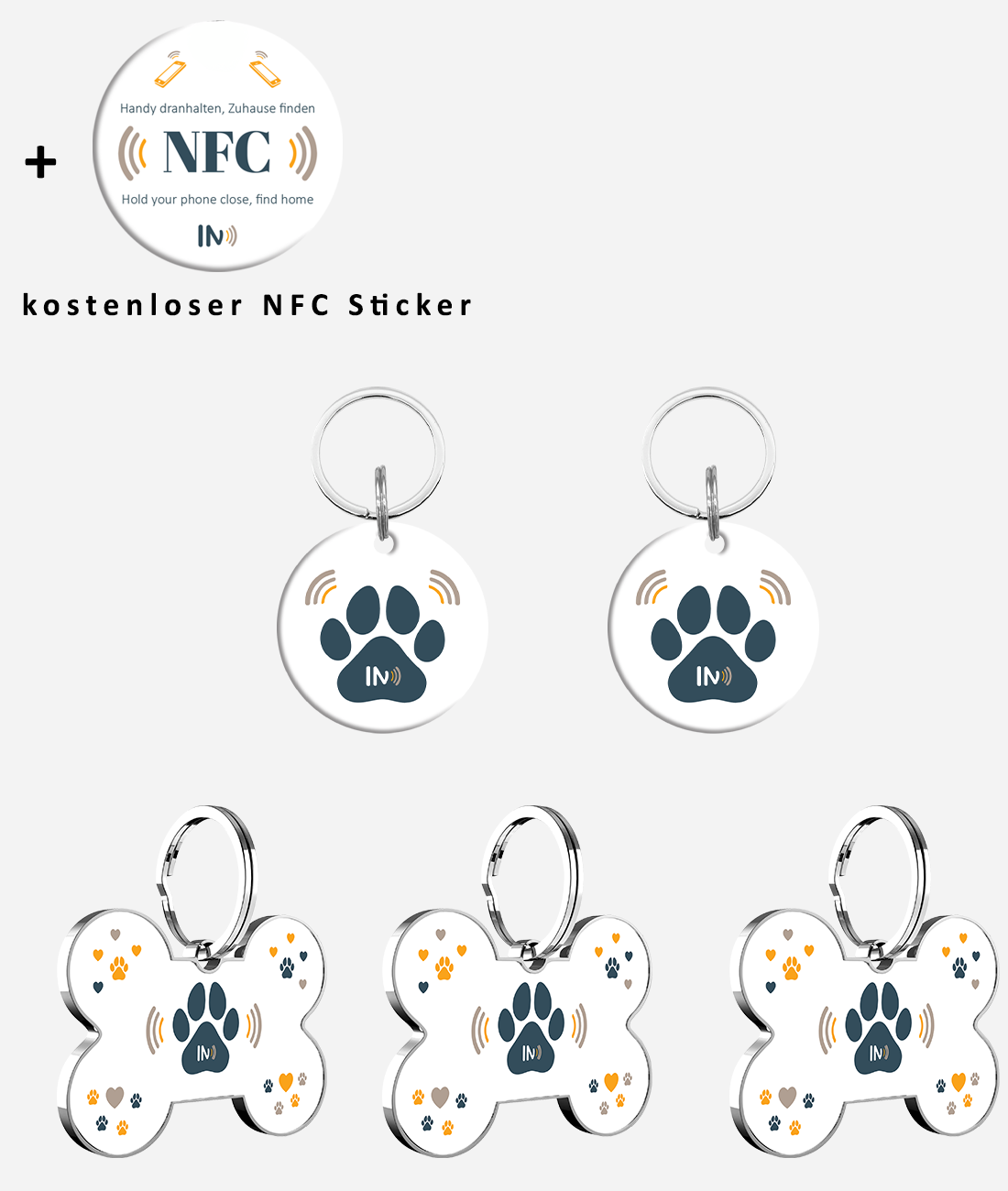 NFC Hunde und Tieranhänger