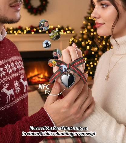 NFC Schlüsselanhänger Partner Set Herz (2 Anhänger)