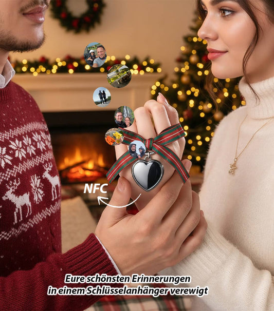 NFC Schlüsselanhänger Partner Set Herz (2 Anhänger)