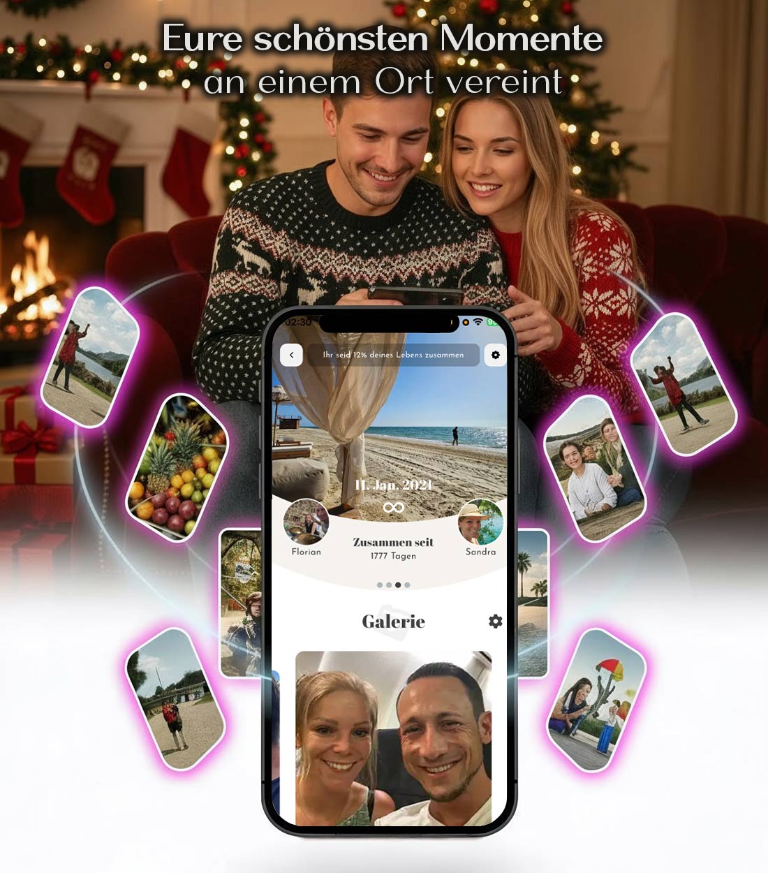 NFC Partner Armbänder - euer Erinnerungs-Armband im Set für Paare (2 Stück)