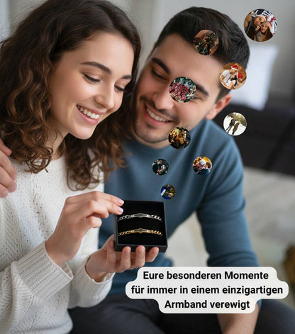 NFC Partner Armbänder - euer Erinnerungs-Armband im Set für Paare (2 Stück)