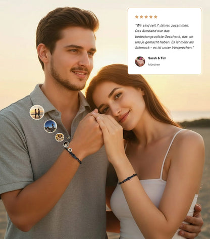 NFC Partner Armbänder - euer Erinnerungs-Armband im Set für Paare (2 Stück)