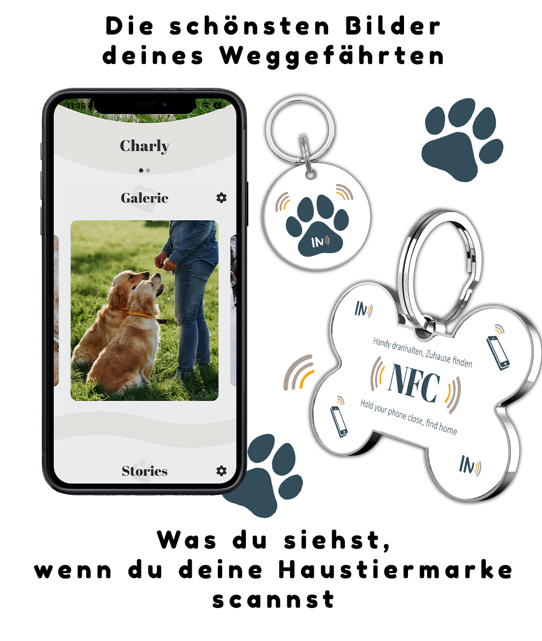 NFC Hunde und Tieranhänger