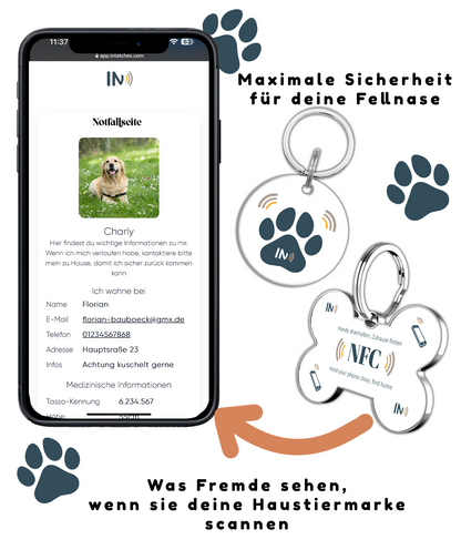 NFC Hunde und Tieranhänger