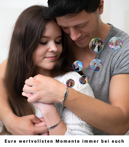 NFC Partner Armbänder - euer Erinnerungs-Armband im Set für Paare (2 Stück)