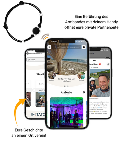 Kordelarmband NFC Infinity Tatch