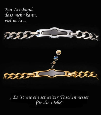NFC Partner Armbänder - euer Erinnerungs-Armband im Set für Paare (2 Stück)