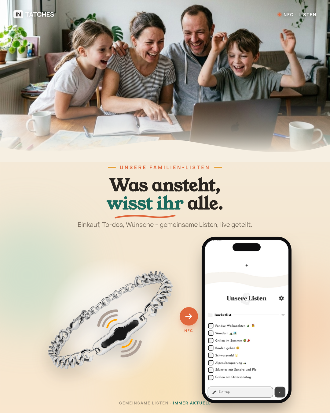 NFC Familien Armband Herren 4