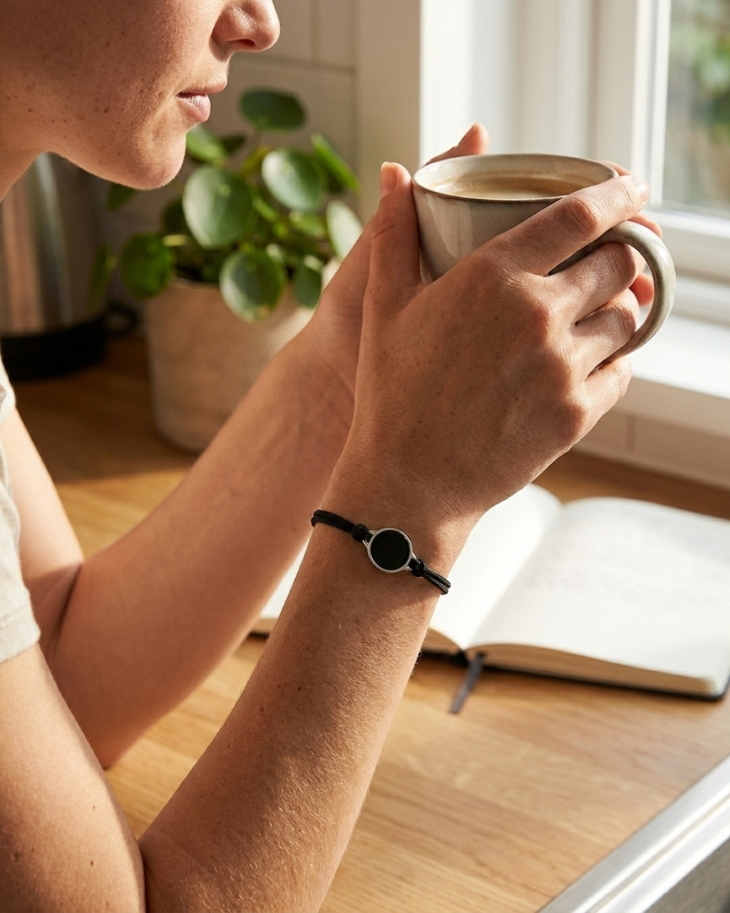 Morgens — NFC Kordelarmband N'finity Partner-Set (2 Stück)