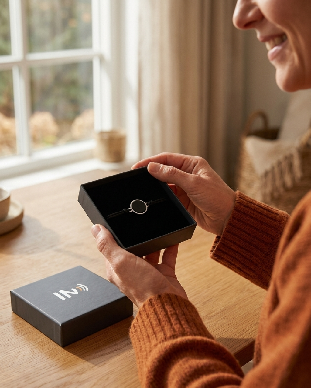 Übergabe — NFC Kordelarmband N'finity Partner-Set (2 Stück)