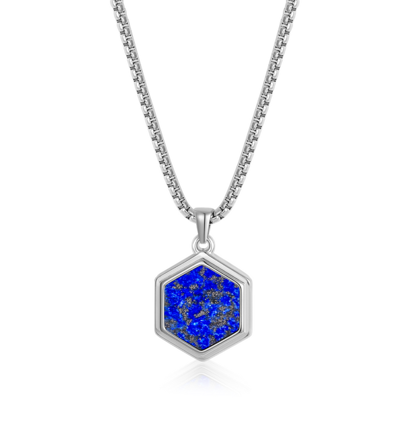 NFC Familien Halskette – Damen Lapislazuli / Herren Lapislazuli