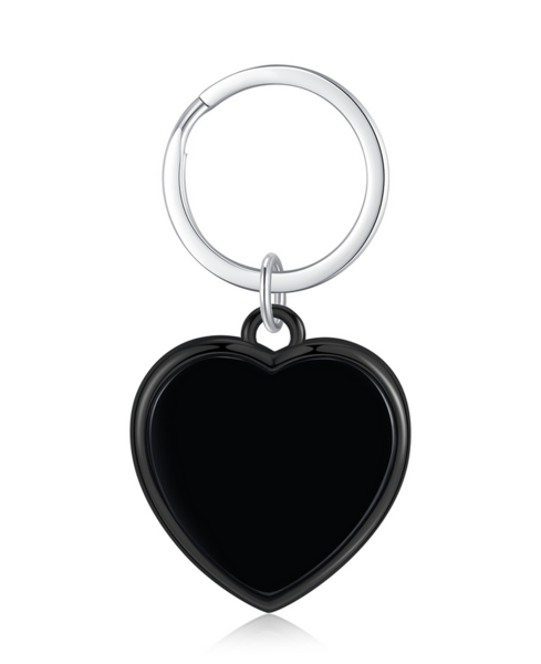 NFC Familien Schlüsselanhänger Herz – Black Edition