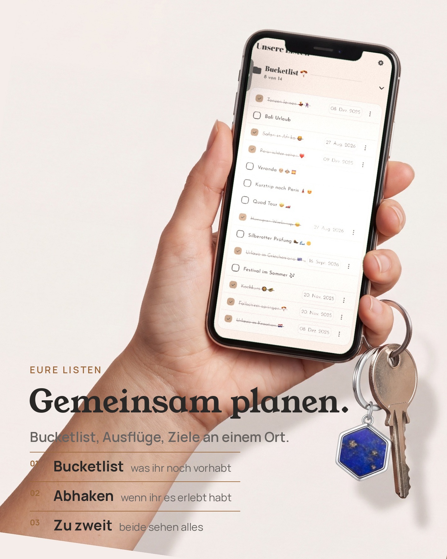 NFC Partner Schlüsselanhänger Set Hexagon (2 Anhänger) – Bild 7