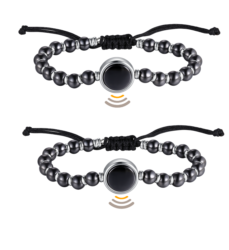 NFC Partner Perlenarmband Lavastein & Keramik (2 Armbänder) – Bild 10