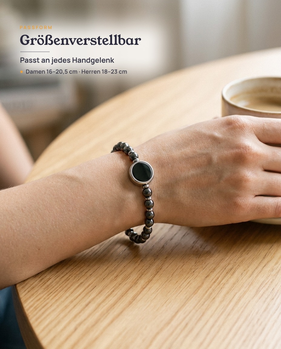 NFC Partner Perlenarmband Lavastein & Keramik (2 Armbänder) 3