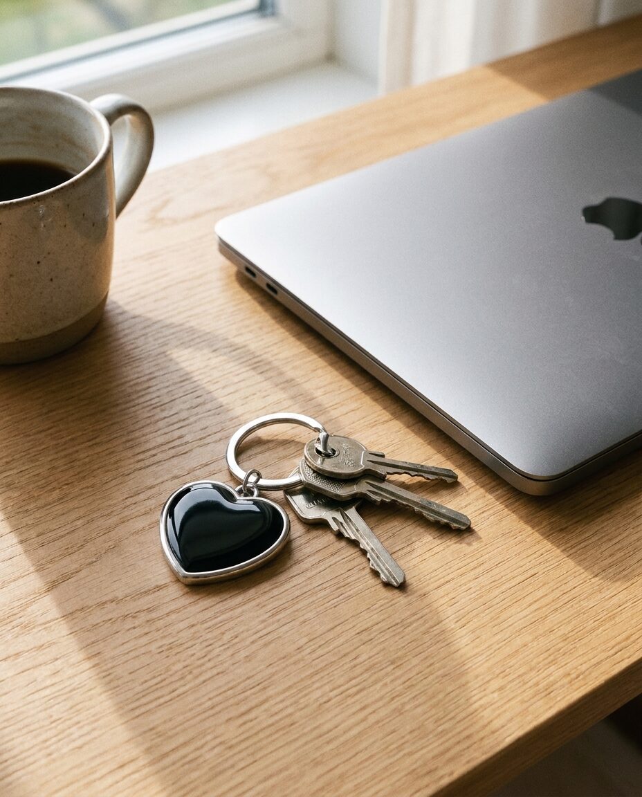 NFC Schlüsselanhänger Partner Set Herz (2 Anhänger) 8